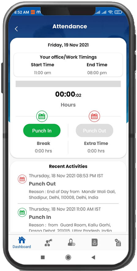 Remote employee monitoring software for employees attendance