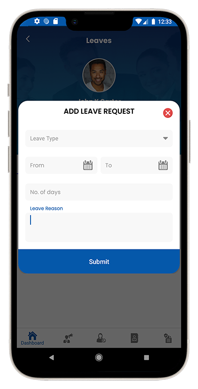 Leave management software for online leave application